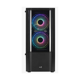 AeroCool Geh Midi Quantum v3 Black MicroATX/ATX/MiniITX