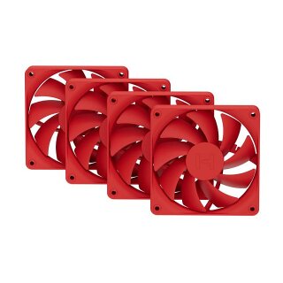 HYTE FAN- -FA12-RR-4 Computer Cooling System CPU Fan 12 Cm Red 4 Pcs