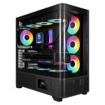 Gamdias Atlas P2 GAMING Miditower Black 4x120mm ARGB retail