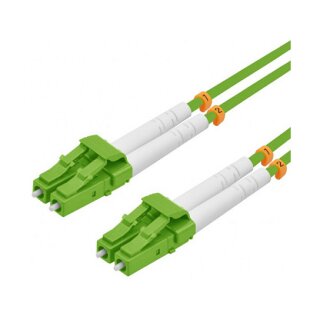helos LWL OM5 Patchkabel Duplex LSZH 2,0mm LC/LC lindgrn 1,5m