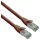 helos Patchkabel Cat.6a Superflex Cat.7 Rohkabel GHMT AWG 26/7 braun 30,0m