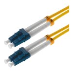 helos LWL OS2 Patchkabel Duplex LSZH 3,0mm LC/LC gelb 5,0m