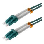helos LWL OM3 Patchkabel Duplex LSZH 3,0mm LC/LC aqua 3,0m