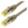 helos Patchkabel Cat.6a GHMT AWG 26/7 grau 5,0m