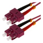 helos LWL OM4 Patchkabel Duplex LSZH 3,0mm SC/SC...
