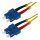 helos LWL OS2 Patchkabel Duplex LSZH 3,0mm SC/SC gelb 7,5m