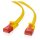 helos Patchkabel Cat.6 Ultraflach U/UTP AWG 32 gelb 20,0m