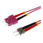 helos LWL OM4 Patchkabel Duplex LSZH 3,0mm SC/ST...