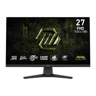 68,6 cm (27") 1920 x 1080 Pixel MSI 9S6-3CE51T-011 16:9 Full HD Rapid IPS 0,5 ms 240 Hz HDR DisplayPort HDMI VESA