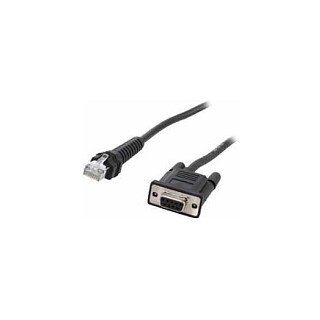Zebra CBARF5S07ZAR serial cable Black 32.4" (0.823 m) DB9 RJ45