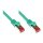 GoodConnections Patchkabel mit Rastnasenschutz, Cat. 6, S/FTP, PiMF, PVC, 250MHz, grün, 25m,