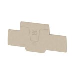 Weidmüller AEP 2T 2.5 Abschlussplatte beige...