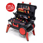 Werkzeug-Set XXL 4 electric (schwarz/rot, 80-teilig, mit...