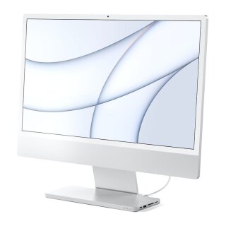 Satechi USB-C Slim Dock für 24"" iMac, Silber, USB-C, ST-UCISDS
