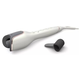 BHB878-00 Automatic Curling Iron MoistureProtect Ceramic and Keratin Ionic 27 Options White