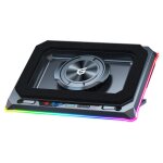 USB-C Laptop-Kühlpad + Handyhalter, RGB, 12V