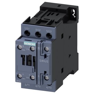 Siemens 3RT20261BB40 Schtz AC-3 11kW/400V 1S+1 24VDC 3p S0