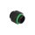 Bitspower Adapter gerade G1/4 Zoll AG auf G1/4 Zoll AG - lang, schwarz matt