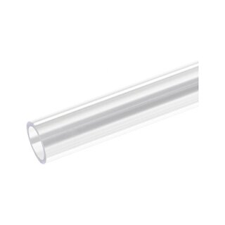 Bitspower None Chamfer PETG Link Tube 14/11mm, 100cm - transparent
