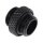K Alphacool Eiszapfen Doppelnippel G1/4 AG auf G1/4 AG (schwarz, für weiche Schläuche (PVC, Silikon, Neoprene))