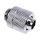 K Alphacool Eiszapfen Anschluss gerade G1/4 Zoll AG auf 13/10mm - chrome silber