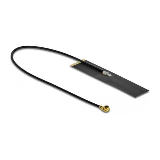 Dualband WLAN ac/ax/a/b/g/n Antenne I-PEX Inc., MHF® I Stecker 1,7 - 4,7 dBi PIFA FPC omnidirektional