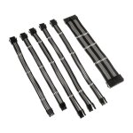 Kolink Core Adept Braided Cable Extension Kit - Black/Grey