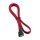 CableMod ModMesh Right Angle SATA 3 Cable 60cm - rot