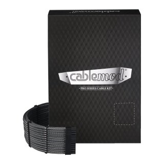CableMod C-Series PRO ModMesh Cable Kit für Corsair AXi/HXi/RM (Yellow Label) - carbon