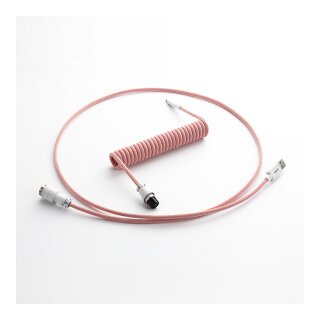 CableMod PRO Coiled Keyboard Cable USB-C zu USB Typ A, Orangesicle - 150cm