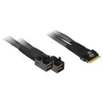 Inter-Tech SFF-8654 8i > 2x SFF-8643 0,75m Kabel