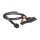 Kabel SFF-8643 Stecker > U.2 SFF-8639 Buchse + SATA Stromanschluss 50 cm
