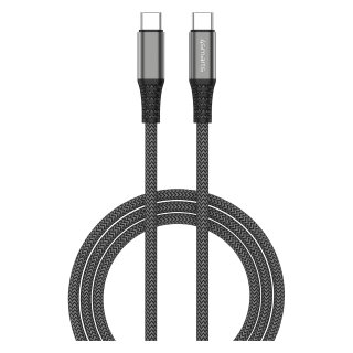 4smarts USB-C auf USB-C Kabel PremiumCord 100W 3m. schwarz