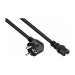 Netzkabel Schutzkontakt-Stecker Typ E+F (90° gew.) an...