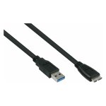 Anschlusskabel USB 3.0 Stecker A an Stecker Micro B,...