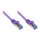 GoodConnections Patchkabel mit Rastnasenschutz, Cat. 6A, S/FTP, PiMF, halogenfrei, 500MHz, violett, 15m,