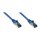 GoodConnections Patchkabel mit Rastnasenschutz, Cat. 6A, S/FTP, PiMF, halogenfrei, 500MHz, blau, 15m,