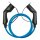 Typ 2 Ladekabel für Elektro- und Hybridfahrzeuge, 3-phasig, 16 A, 11 kW, blau, 7,5m