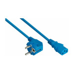 Netzkabel Schutzkontakt-Stecker Typ E+F (90° gew.) an...