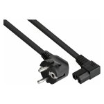Netzkabel Schutzkontakt-Stecker Typ E+F (90° gew.) an...