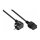 kabelmeister Schutzkontakt-St. (90° gew.) an C19 schw. 1,8m