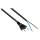 kabelmeister Euro-Netzkabel an open end schwarz 1,5 m