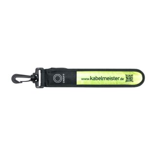LED Leuchtband mit Befestigungshaken, grün/gelb