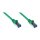 GoodConnections Patchkabel mit Rastnasenschutz, Cat. 6A, S/FTP, PiMF, halogenfrei, 500MHz, grün, 3m,