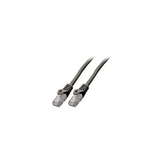 EFB RJ45 Patchkabel Cat.6 U/UTP LSZH CCA schwarz 15m