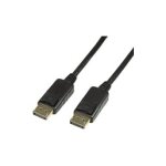 Logilink DisplayPort-Kabel. DP/M zu DP/M. 4K/60 Hz. schw. 5m