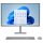 HP OmniStudio X All-in-One 32-c0077ng (silber. Windows 11 Home 64-Bit)