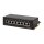 Patchpannel Desktop 8 Port Cat6A STP black LogiLink