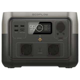 EcoFlow River 2 Max EU 512 Wh 660 W Tragbare Powerstation