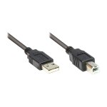 Connections Anschlusskabel USB 2.0 Stecker A an Stecker...